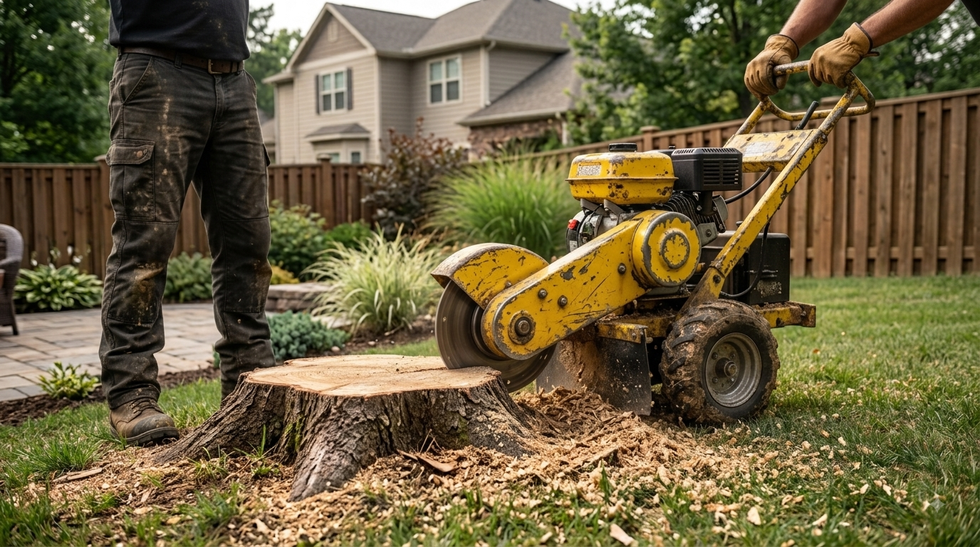 Professional stump removal